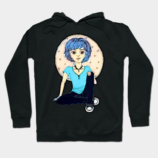 Girl and The Moon Hoodie